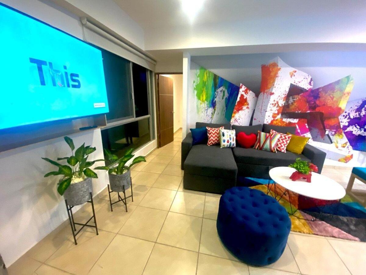 Apartment 2 Recamaras, Hasta 7 Pax Con Alberca Y Gym