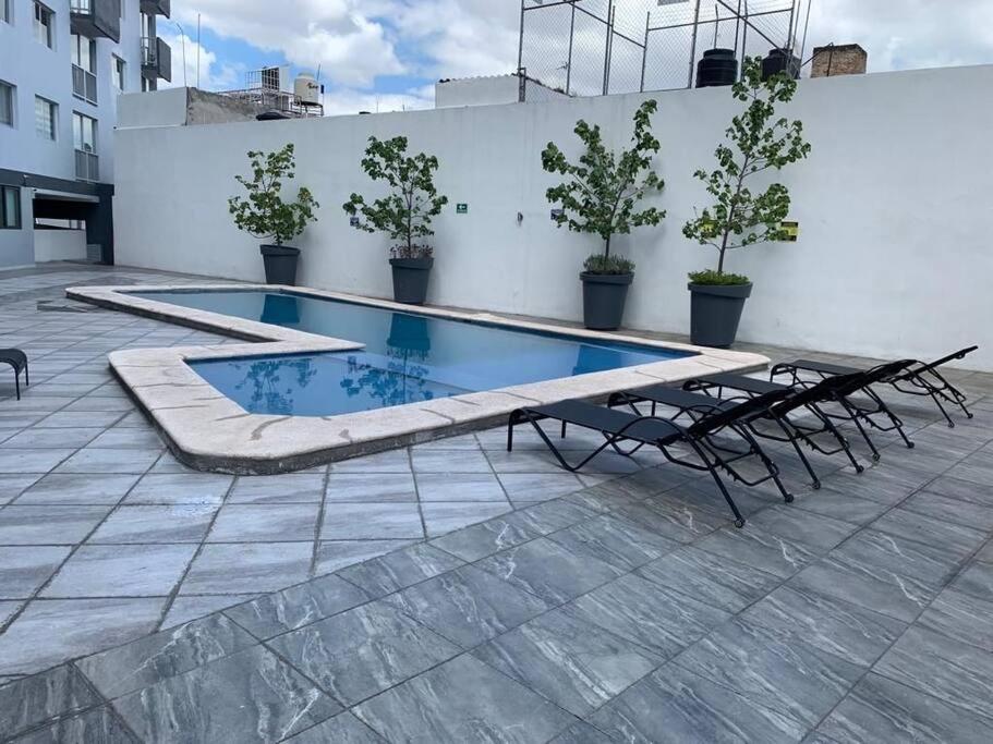 Apartment Nuevo Y Amplio Departamento Con Alberca Y Seguridad En El Centro De *