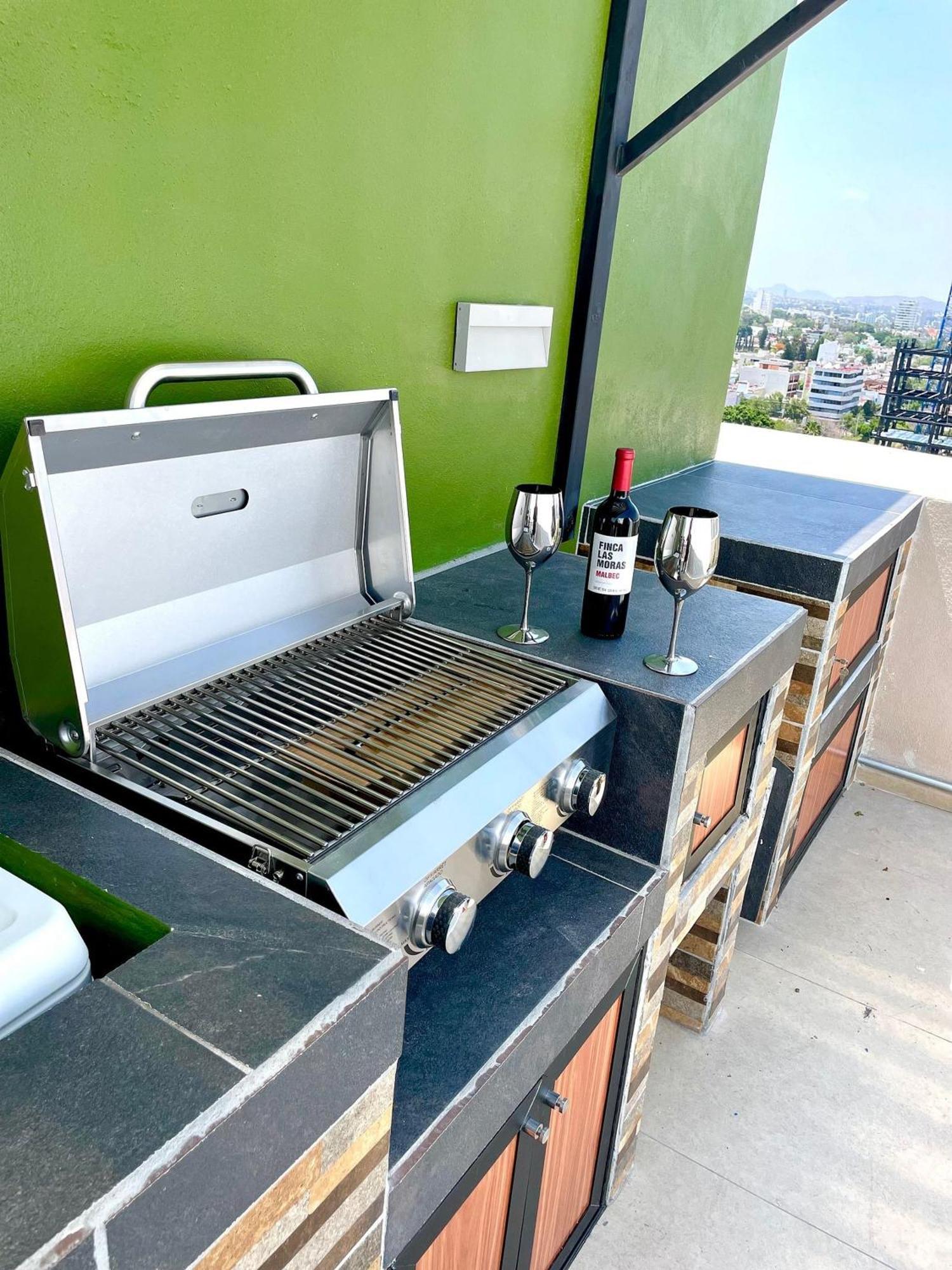 Campsite Glamping Con Jacuzzi En Piso 15, Unico En Gdl, Vistas Espectactaculares