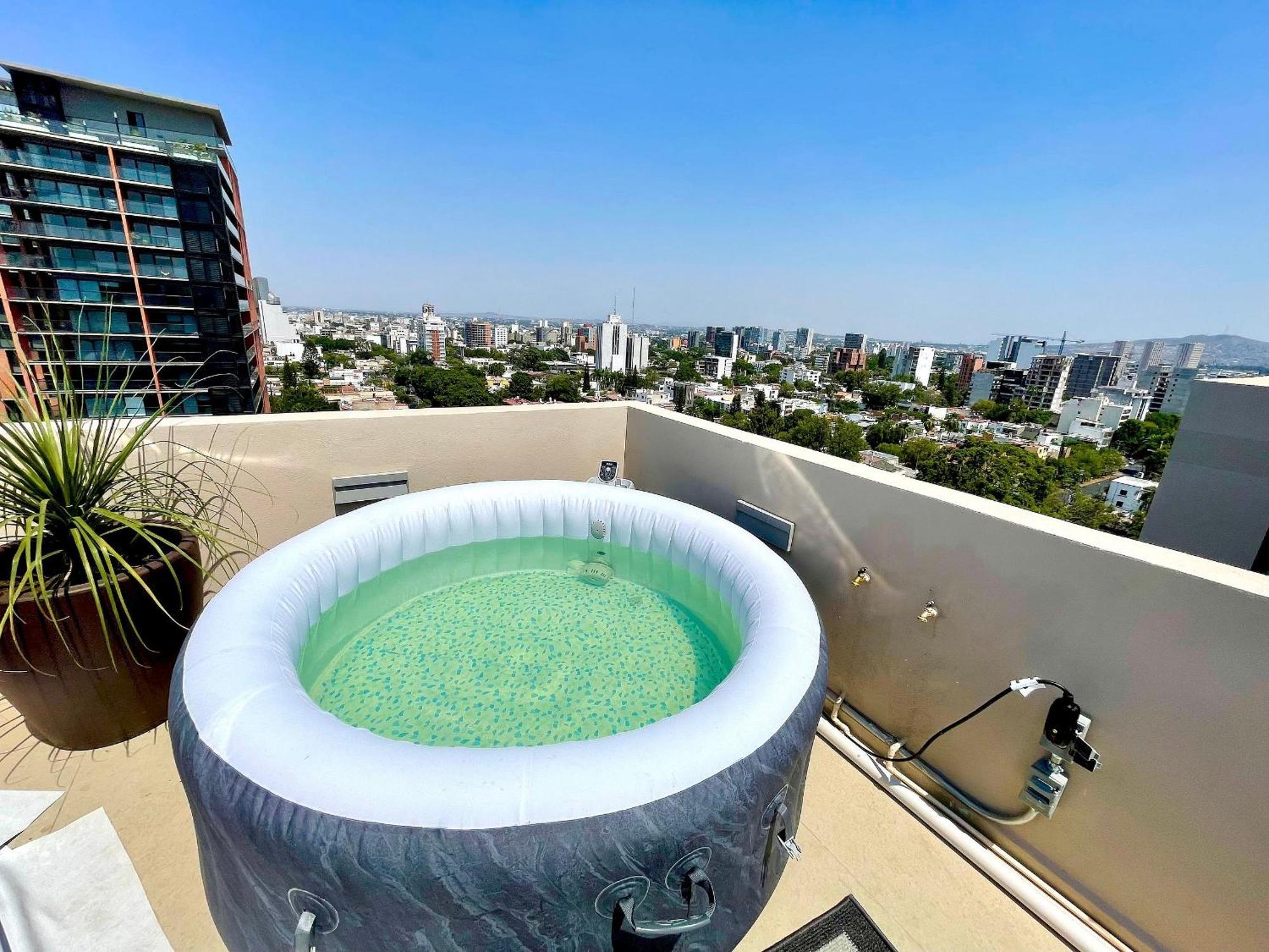 Glamping Con Jacuzzi En Piso 15, Unico En Gdl, Vistas Espectactaculares Campsite Guadalajara