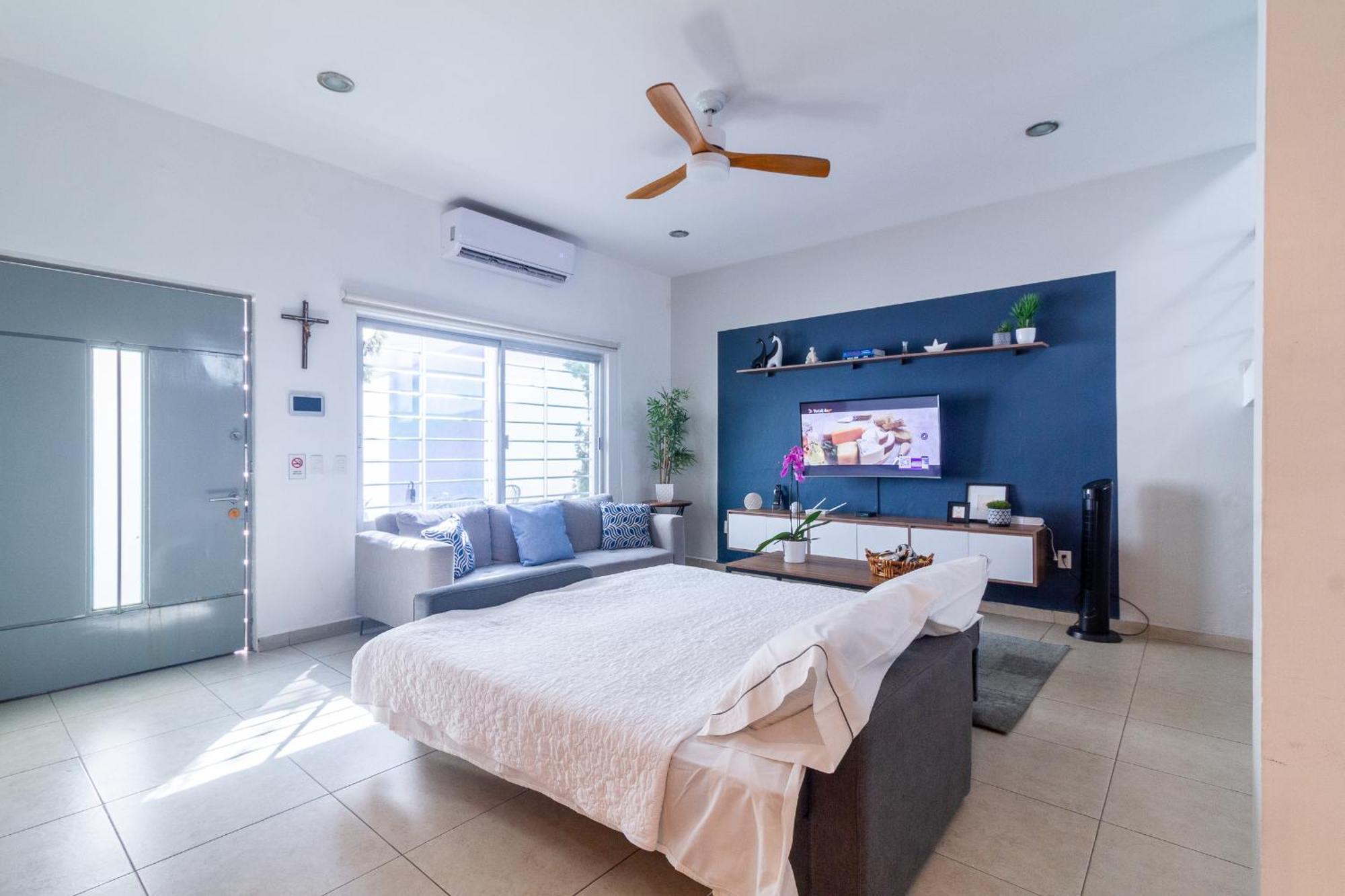 Casa Azul Turquesa Excelente Ubicacion Facturamos Holiday home
